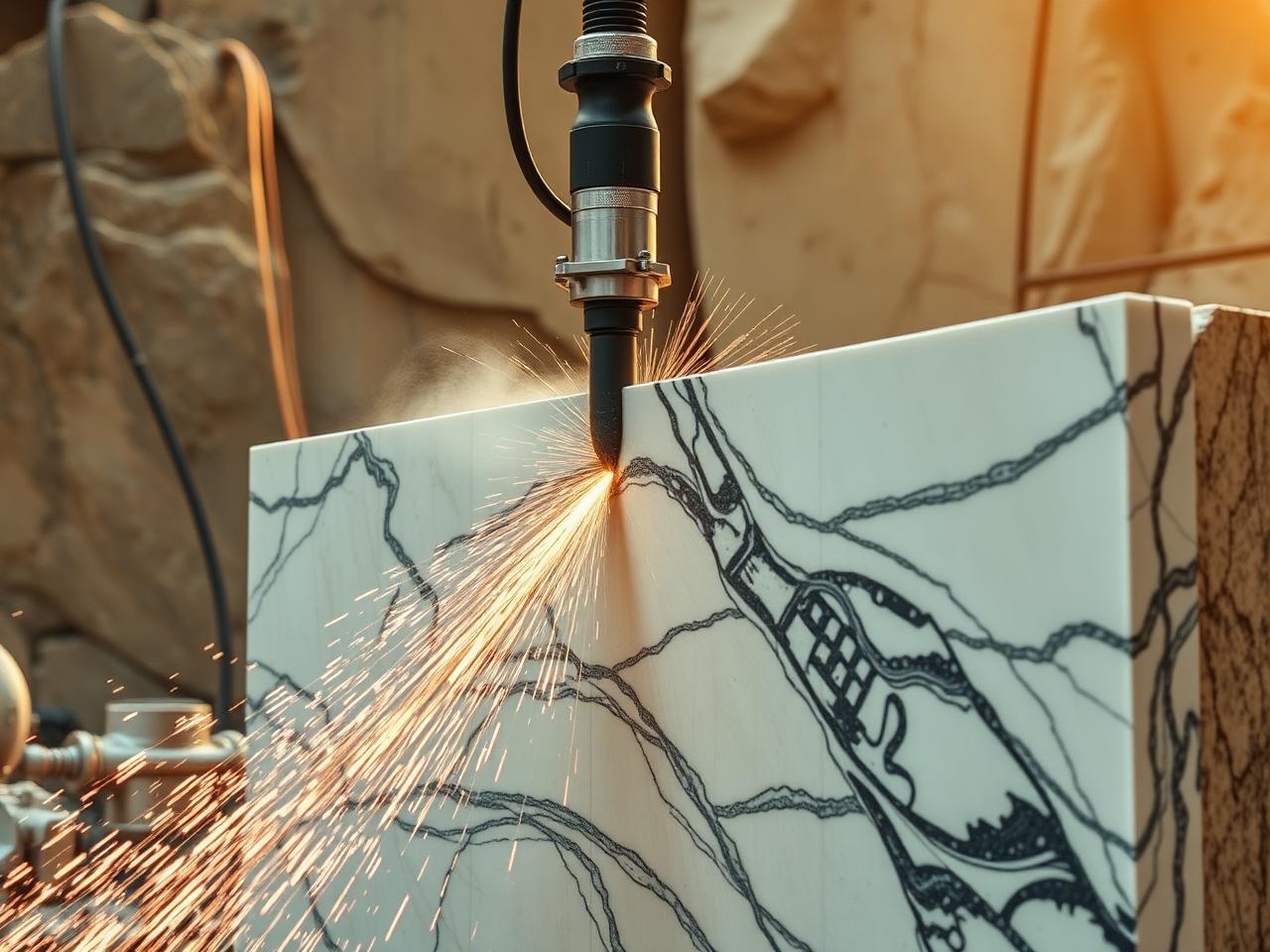 Marble cutting and preparation